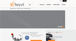 Desktop Screenshot of boyutdenetim.com