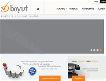 Tablet Screenshot of boyutdenetim.com